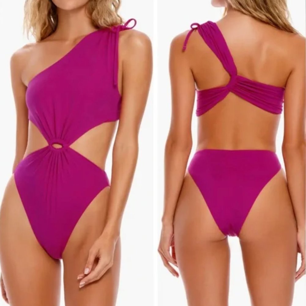 NWT Agua Bendita Suki Bloom One Piece Swimsuit M